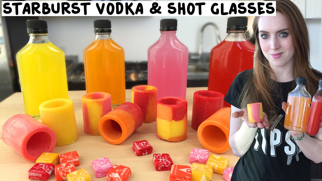 Starburst Vodka And Starburst Shots Glasses Tipsy Bartender Bartendeobartendeo